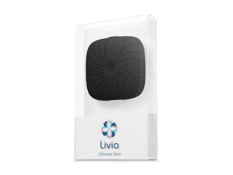 Livia Skin Blumen-Struktur Schwarz