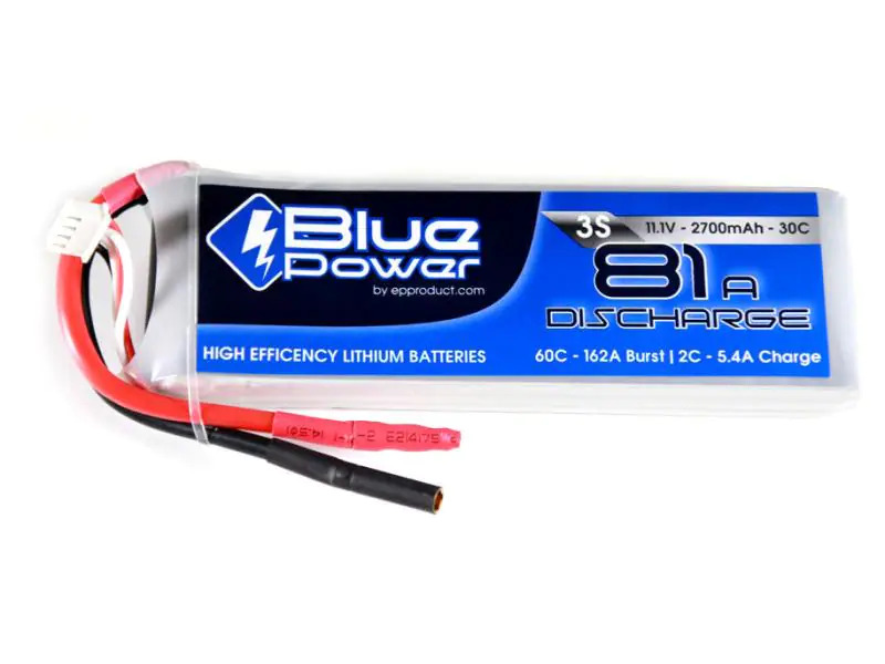 EP RC-Akku LiPo 2700 mAh 11.1 V 30C BluePower