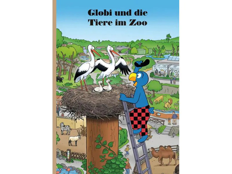 Globi Verlag Bilderbuch Globi und die Tiere im Zoo