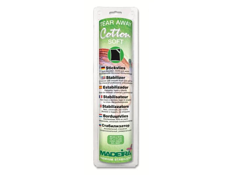 Madeira Stickvlies Tear Aways Cotton Soft 1 Stück