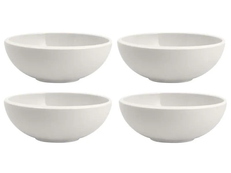 Villeroy &amp; Boch Schale NewMoon 16.5 cm, 4 Stück, Weiss