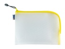 HERMA Etui Mesh Bag 26 x 20 cm, Gelb/Weiss