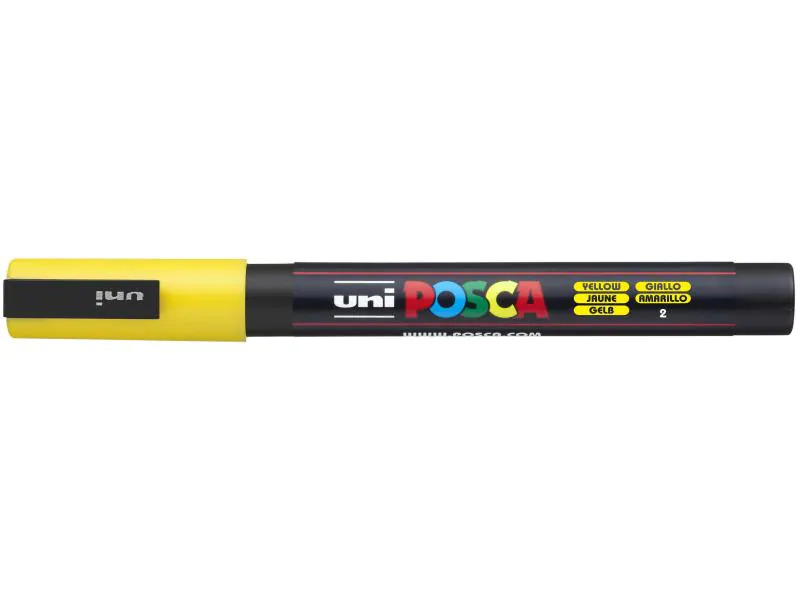 Uni Permanent-Marker POSCA 0.9-1.3 mm Gelb