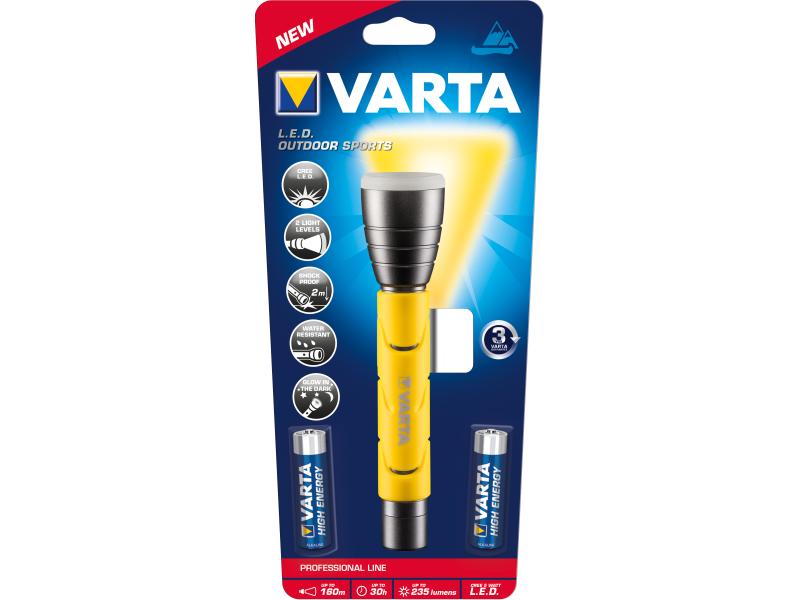 Varta Taschenlampe LED Outdoor Sports Flashlight