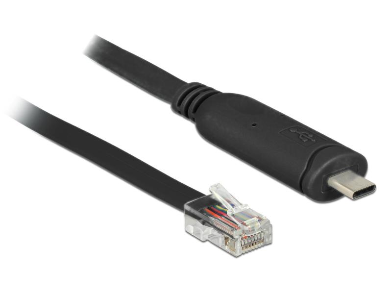Delock Konsolenkabel USB-C - RJ45 RS-232, Cisco kompatibel, 2m
