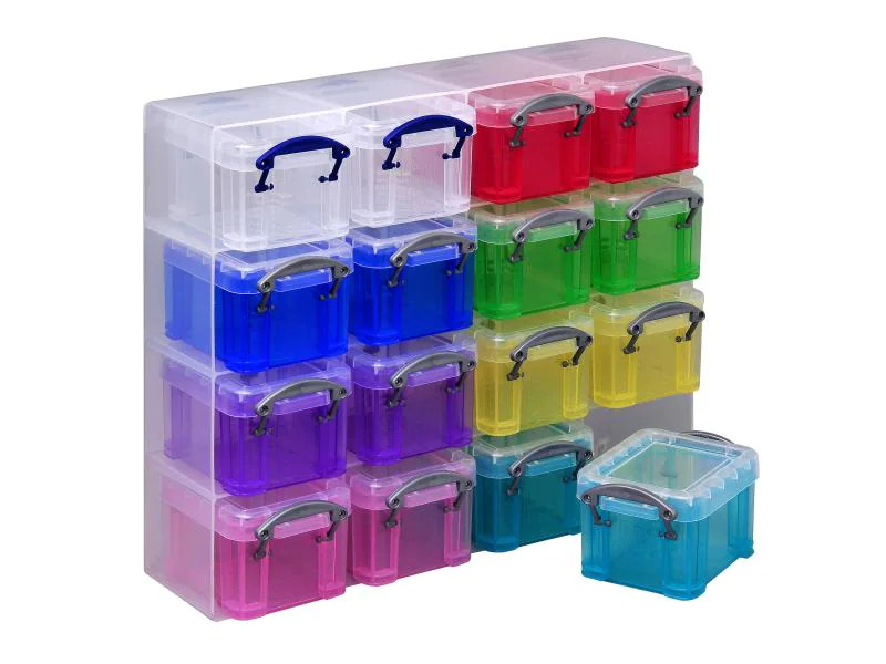 Really Useful Box Schubladenbox Set 0.14 l Mehrfarbig