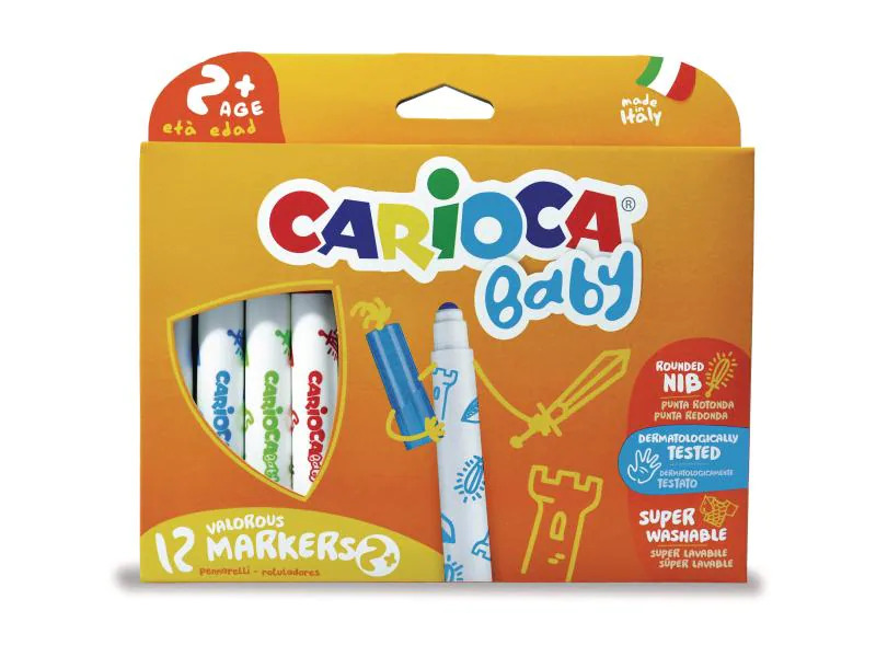 Carioca Baby 2+ 12 Stück, Mehrfarbig