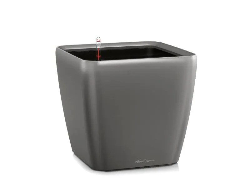 Lechuza Pflanzentopf Quadro Premium 21 LS Dunkelgrau