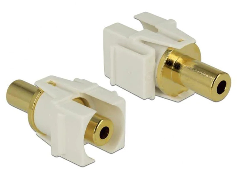 Delock Keystone-Modul 3Pin 3.5mm Klinke, vergoldet