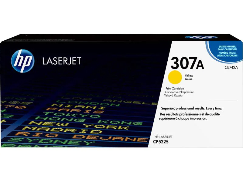 HP Toner Nr. 307A (CE742A) Yellow