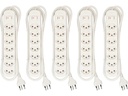 Max Hauri Steckdosenleiste Basic-Line 7x T13 5er Set