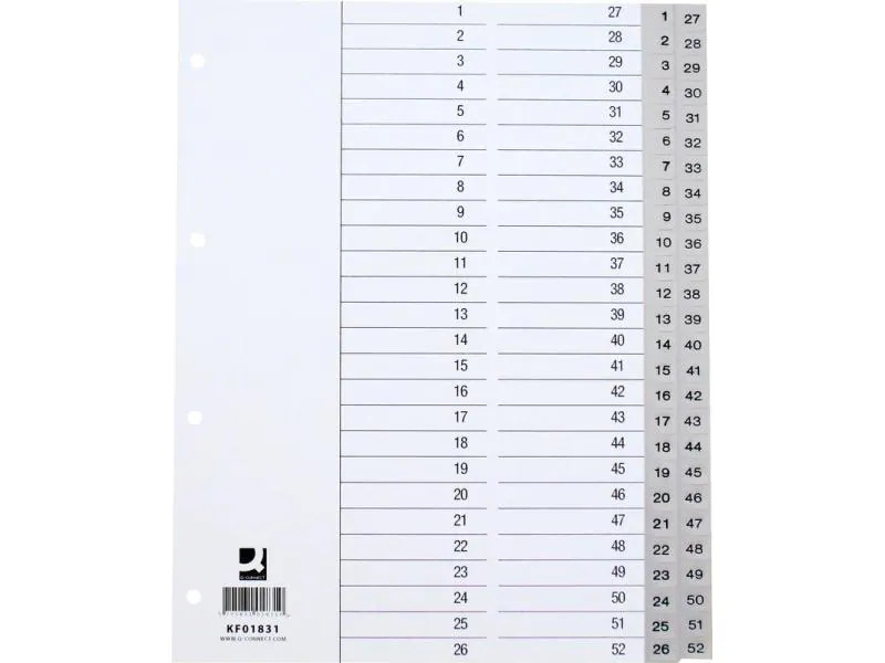CONNECT Register A4, 1-52