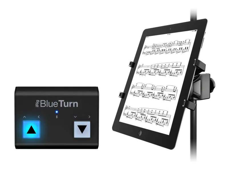IK Multimedia Fusscontroller Tablet Page Turner Bundle