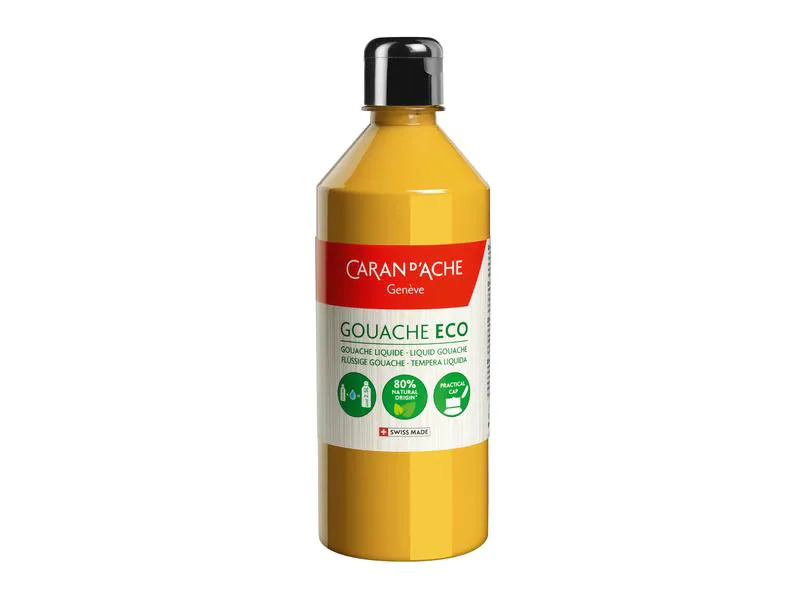 Caran d'Ache Wasserfarbe Gouache ECO 500 ml, Ocker