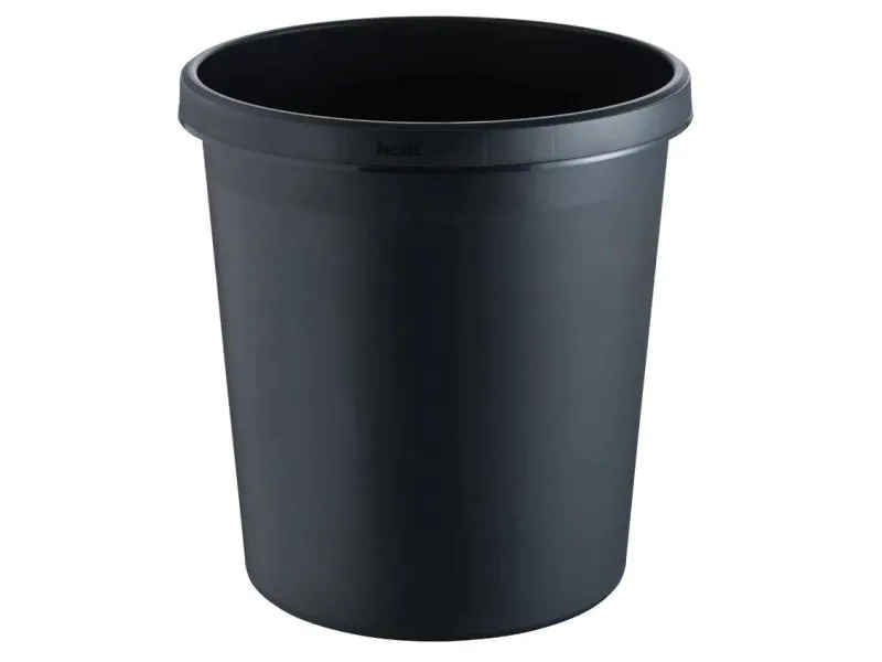 Helit Papierkorb 18 l, Schwarz