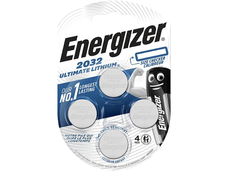 Energizer Knopfzelle CR 2032  Ultimate Lithium 4 Stück
