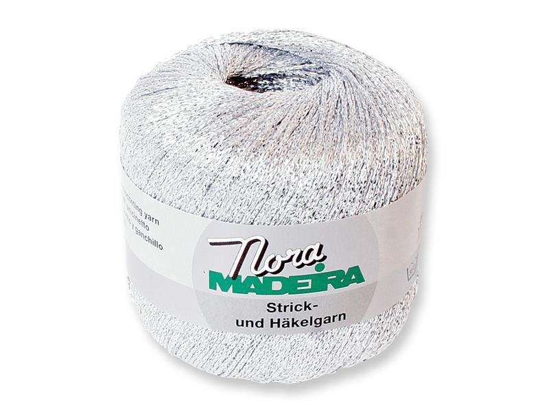 Madeira Näh- und Stickgarn Nora 25 g Silber
