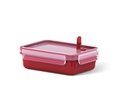 Emsa Mikrowellendose Clip &amp; Micro 0.8 l, Rot