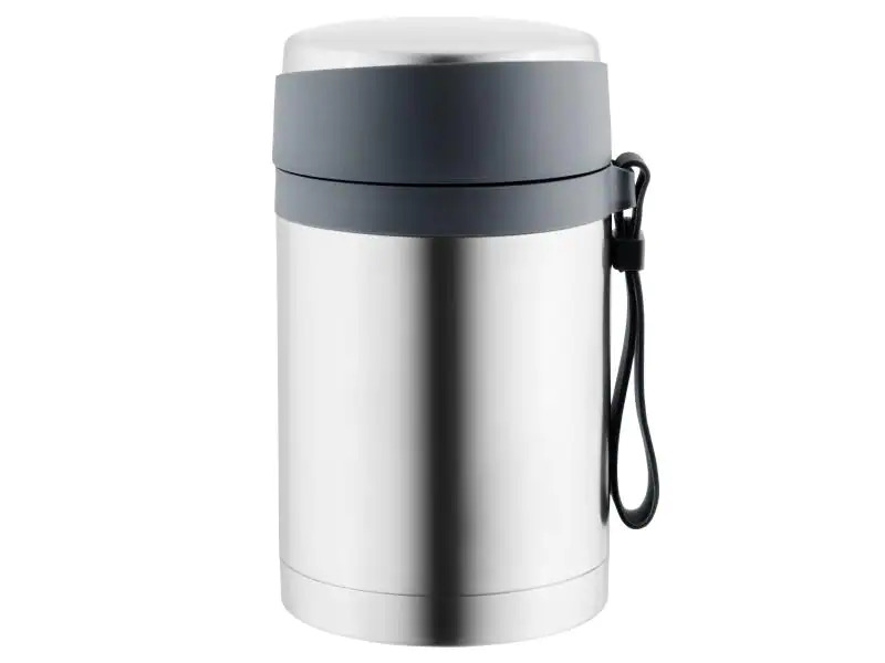 BergHOFF Vorratsdose Essentials 0.85 l, Schwarz/Silber