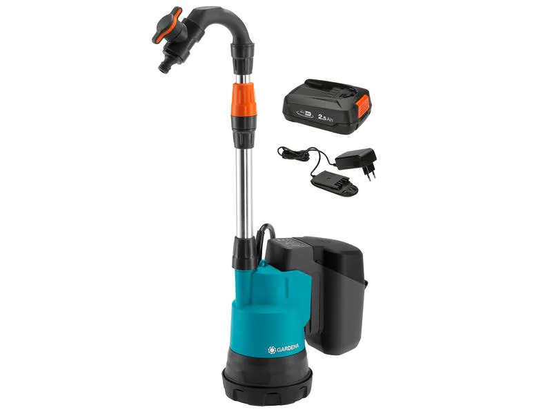 Gardena Regenfasspumpe 2000/2 18 V P4A, Set