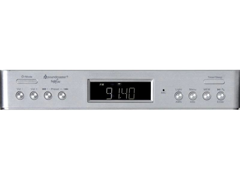 soundmaster Küchenradio UR2045SI Silber