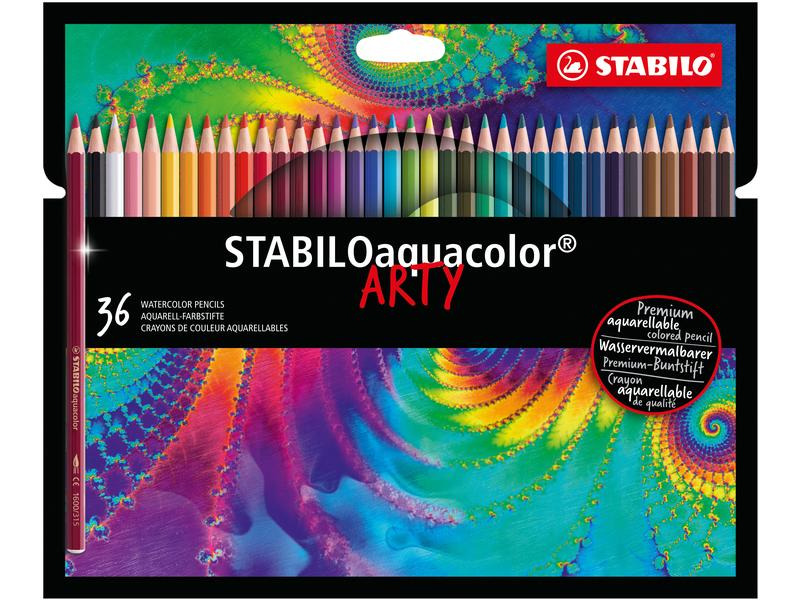 STABILO Farbstifte aquacolor ARTY 36 Stück