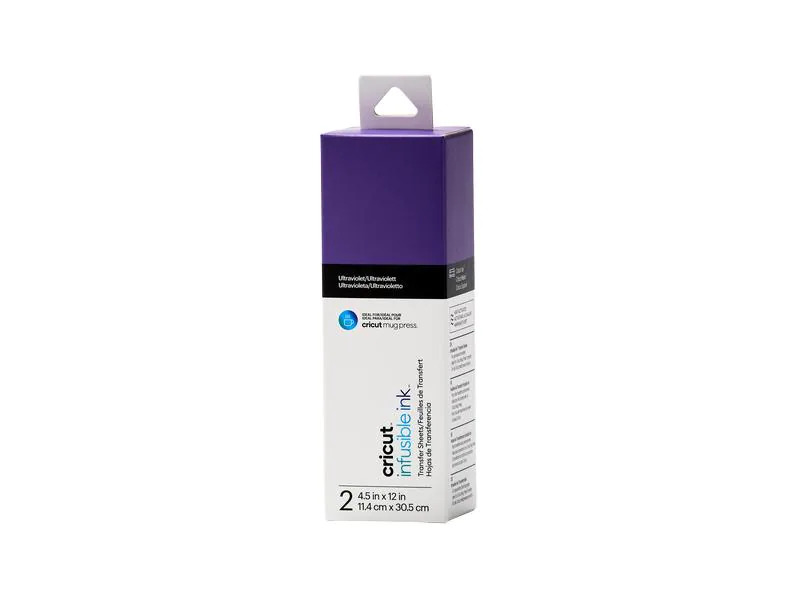 Cricut Aufbügelfolie Joy Infusible Ink 2 Stück, Violett