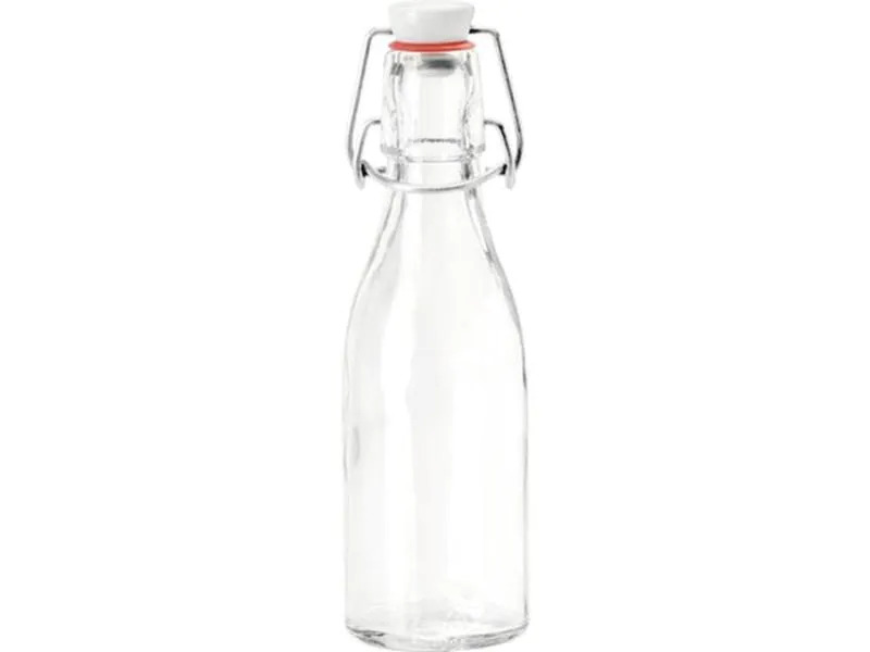 Glorex Glasflasche mit Bügel