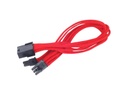 SilverStone Stromverlängerungskabel 8Pin - 6+2Pin PCIe Rot