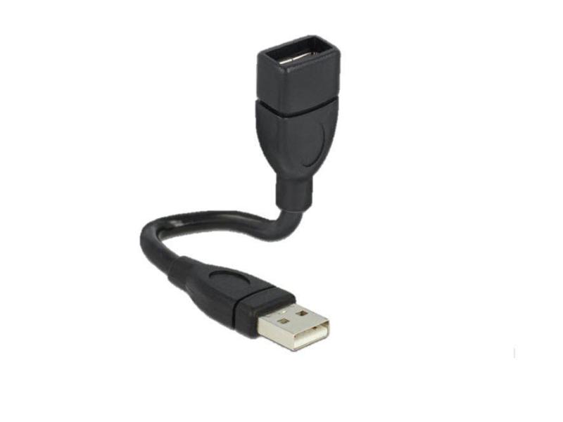 Delock USB 2.0-Kabel ShapeCable USB A - USB A 0.15 m