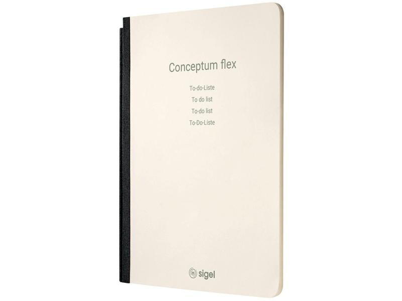 Sigel Notizheft Conceptum flex A5, Kariert, Hellbraun