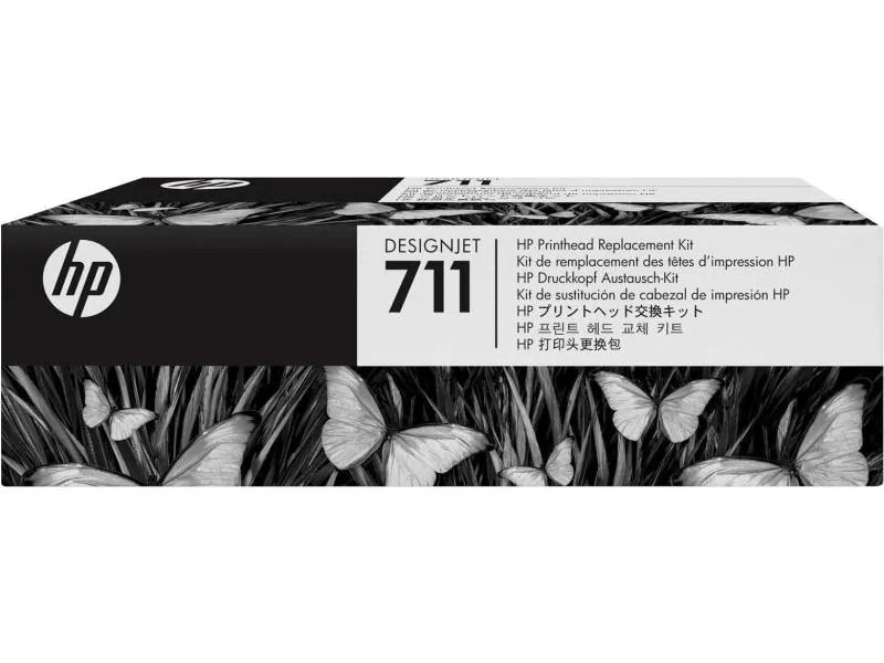 HP Druckkopf Nr. 711 (C1Q10A) C/M/Y/Grey/Matte BL/Photo BL