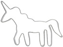 Rico Design Guetzli-Ausstecher 12 x 11 cm Einhorn
