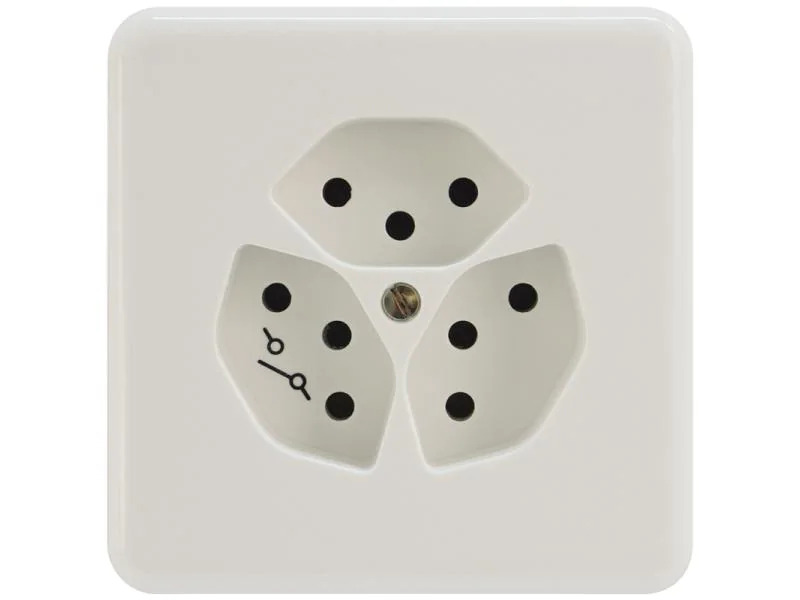 Mica UP-Steckdosen 3x T13 schaltbar