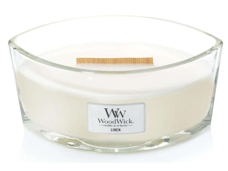 Woodwick Duftkerze Linen Ellipse