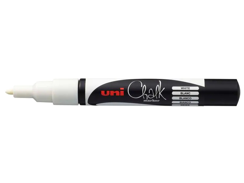 Uni Kreidemarker uni CHALK 0.9 -1.3 mm Weiss
