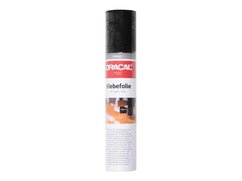ORAFOL Vinylfolie Oracal 751C / 31.5 x 300 cm Schwarz