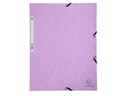 Exacompta Gummibandmappe Aquarel A4, Pastell-malve