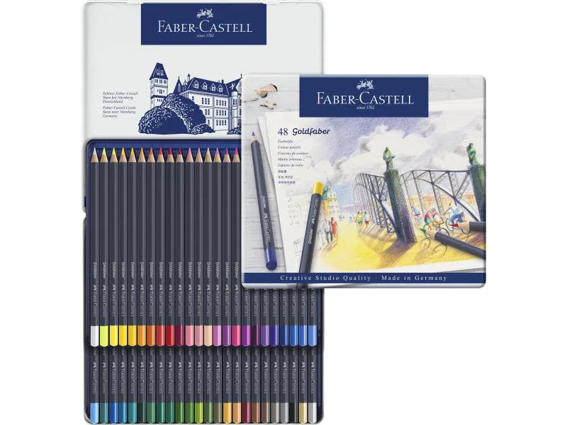 Faber-Castell Farbstifte Goldfaber 48er Metalletui