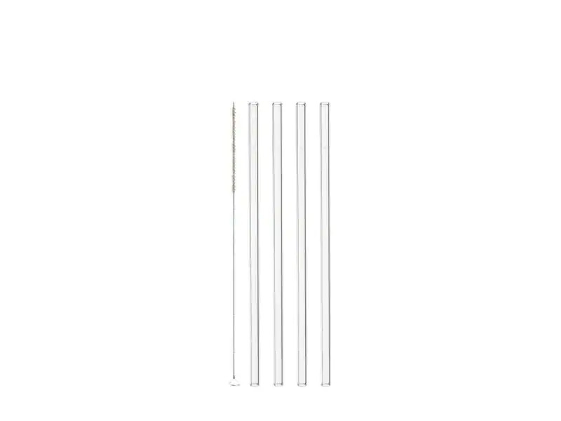 Leonardo Strohhalm Ciao 4 Stück, Transparent, 15 cm