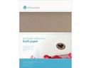 Silhouette Stickerpapier Bedruckbares Kraftpapier