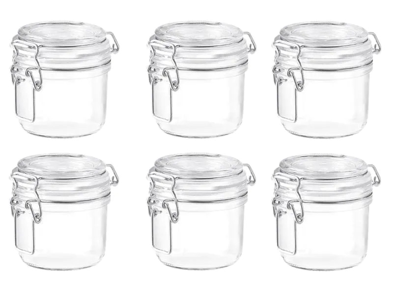 Bormioli Rocco Einmachglas Fido 200 ml, 6 Stück 