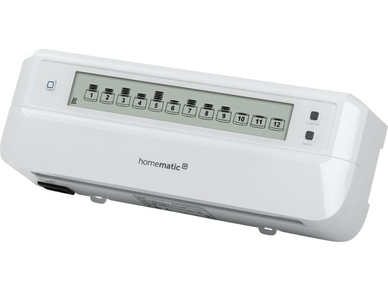 Homematic IP Smart Home Funk-Fussbodenheizungsaktor 24 V / 230 V 12-fach