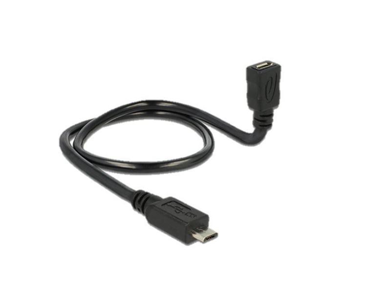 Delock USB-OTG-Kabel ShapeCable Micro-USB B - Micro-USB B 0.5 m
