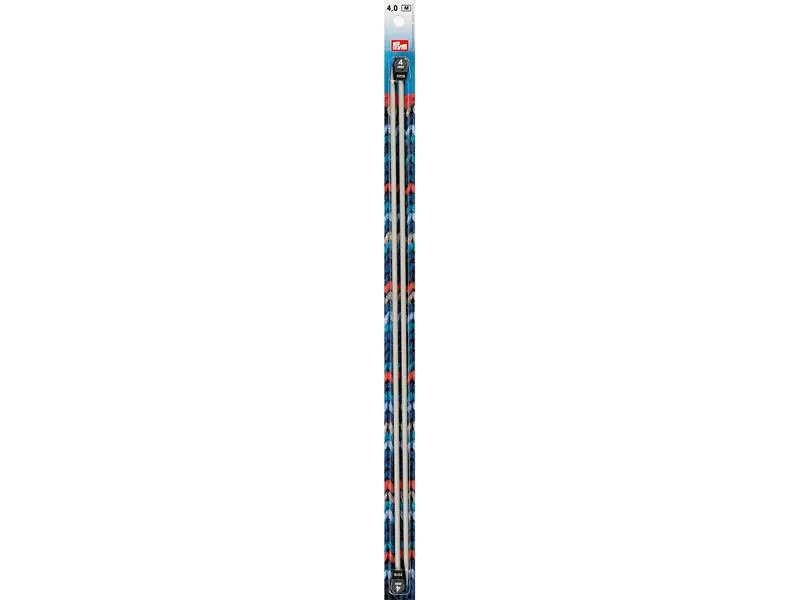 Prym Stricknadeln 4.00 mm, Alu, 2 Stück, Grau