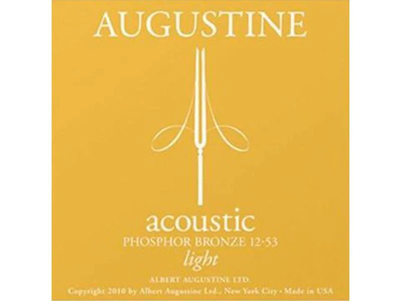 Augustine Gitarrensaiten Light Phosphor 12-53 – Bronze