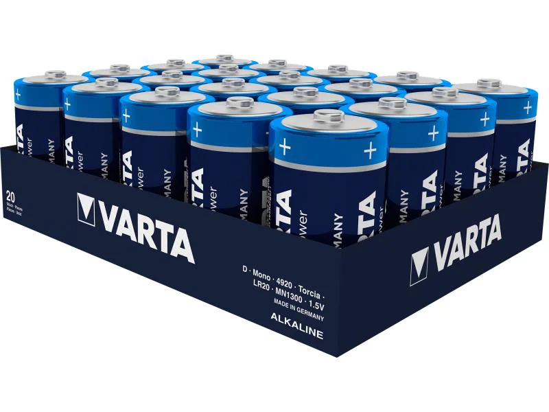 Varta Batterie Longlife Power D 20 Stück