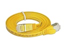SLIM Slimpatchkabel RJ-45 - RJ-45, Cat 6, STP, 2 m, Gelb