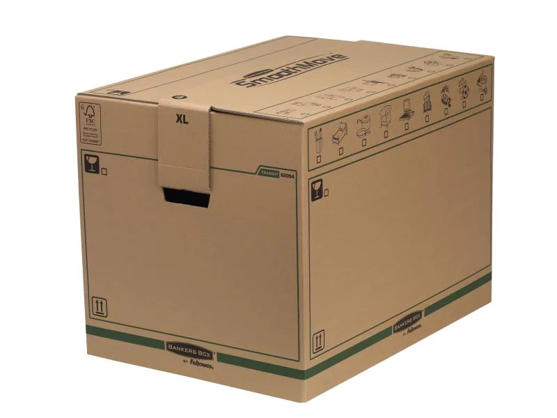 Fellowes Umzugsbox FastFold extra gross 5 Stück