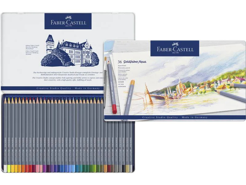 Faber-Castell Farbstifte Goldfaber 36er Metalletui